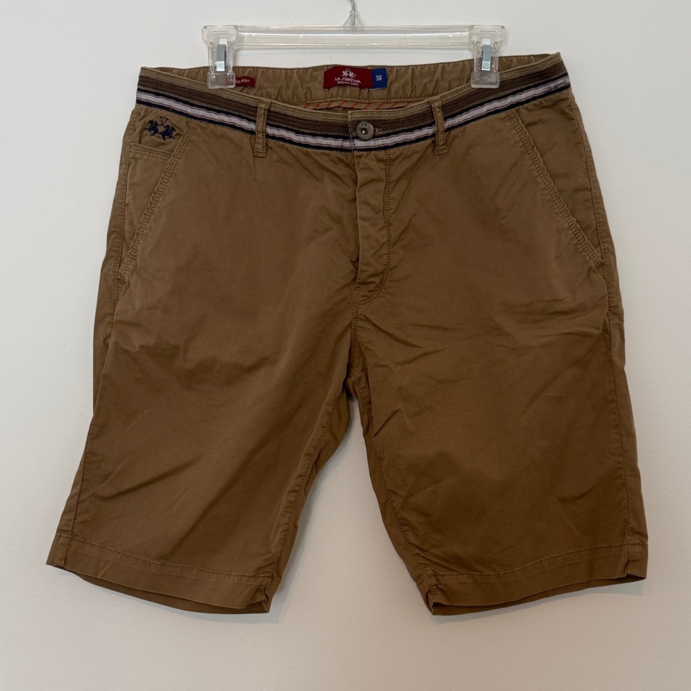 La‎ Martina Men's Khaki Shorts